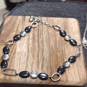 ❤️ Brighton Black and Silver Classic Necklace